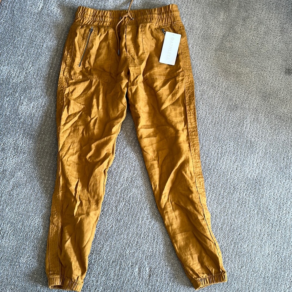 Athleta linen joggers NEW